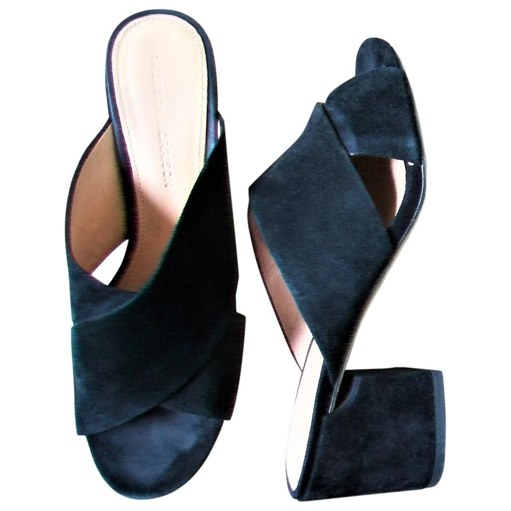 Sigerson Morrison Sigerson Morrison Black Suede Sandals 1