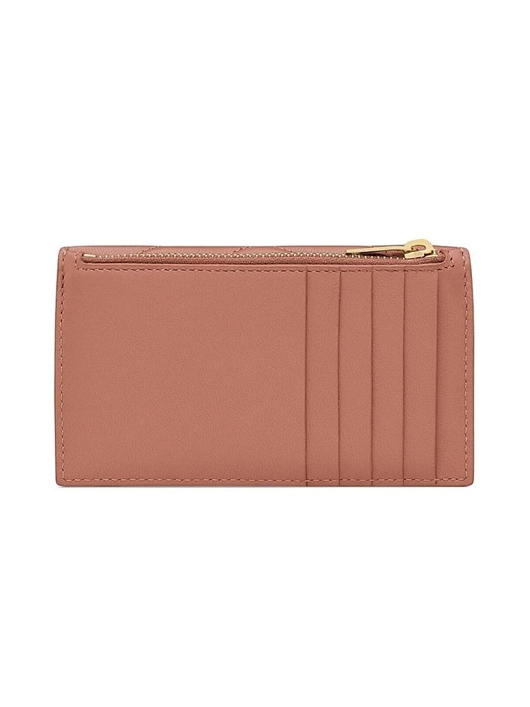 Yves Saint Laurent Cassandre Matelasse Fragments Flap Card Case in Quilted Lambskin 4