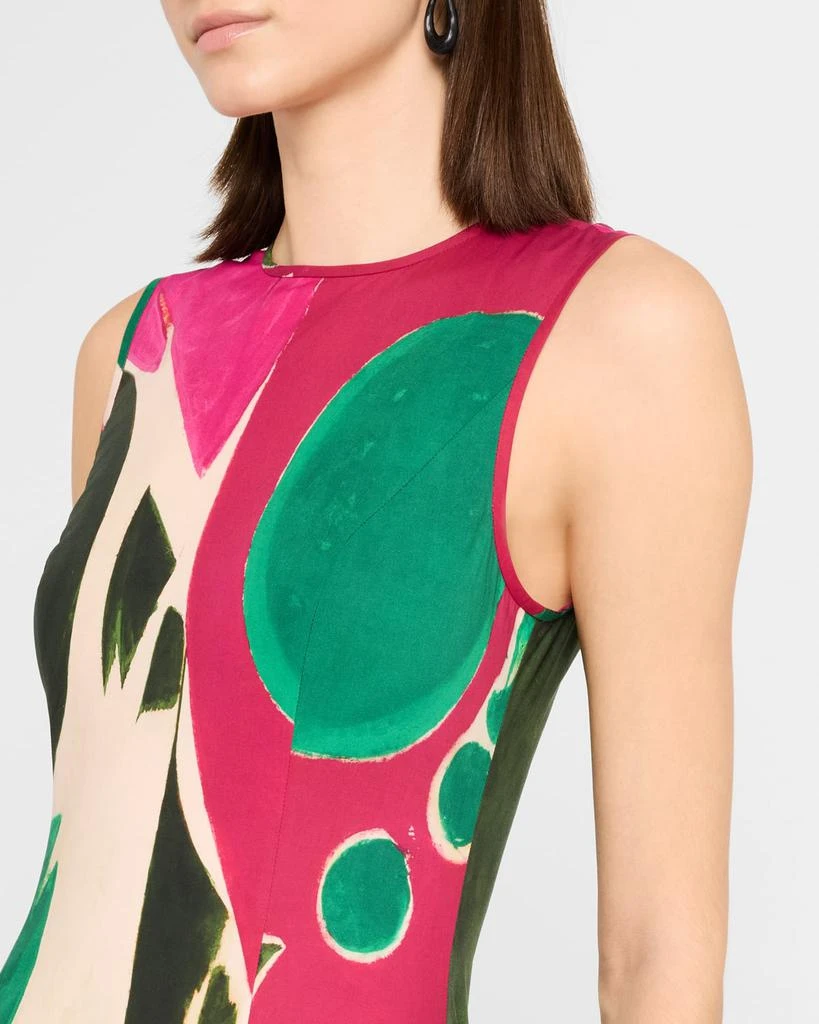 Ulla Johnson UJ x Lee Krasner Mural Sleeveless Ruffle Dress 6