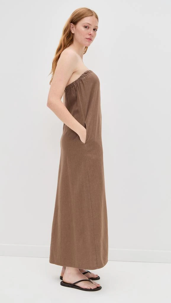 Stateside Linen Column Maxi Dress 3