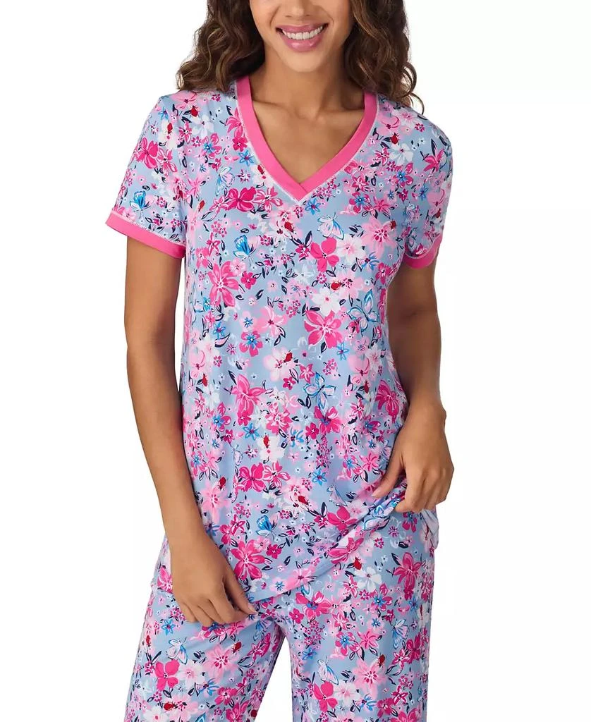 Cuddl Duds Women's Cropped Short-Sleeve Pajama Set 4