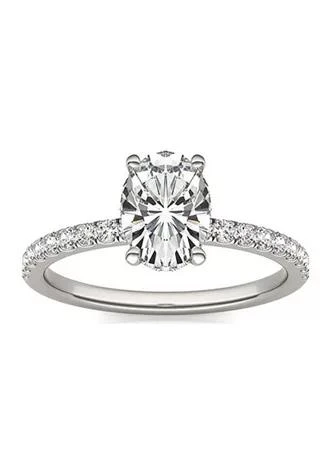 Charles
Colvard Charles
Colvard 1.78 ct. t.w. Lab Created Oval Moissanite Hidden Halo Engagement Ring in 14k Gold