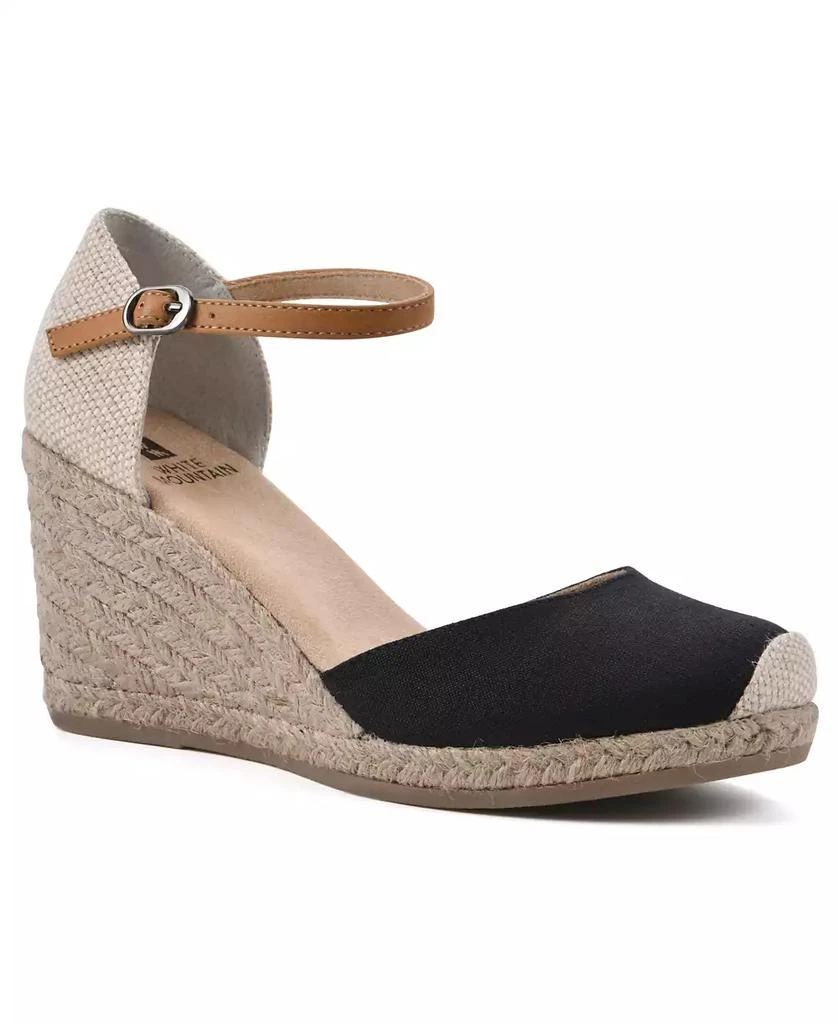 White Mountain Women's Mamba Espadrille Wedges 1