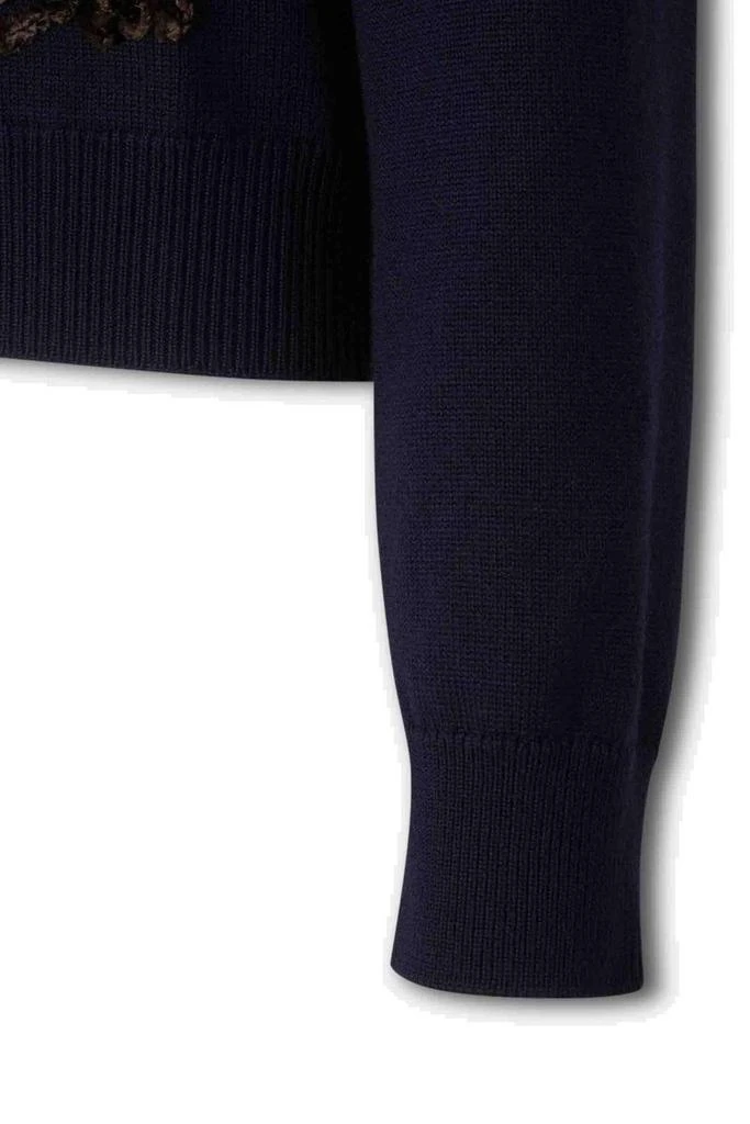 Jil Sander Jil Sander Floral Embroidered Jumper 5