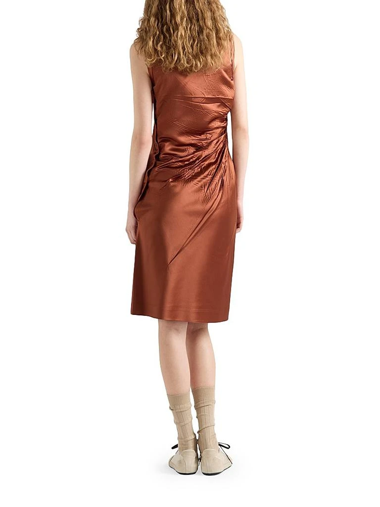 prada brown dress Prada // Brown Wool Open Back Shift Dress – VSP Consignment main image 1