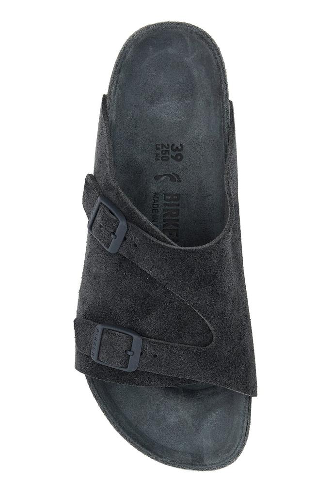 スリッポン BIRKENSTOCK CHARCOAL SUEDE ZURICH SLIPPERS Zürich Suede Leather Charcoal | BIRKENSTOCK