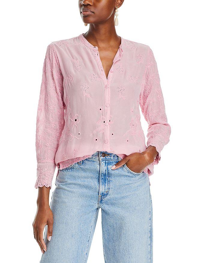 Johnny Was Deni Isabel Embroidered Blouse