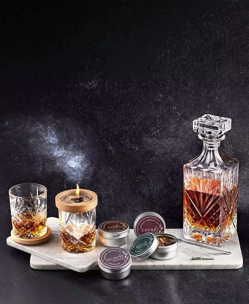 Godinger Dublin Crystal Whiskey Smoker, 9 Piece Set 2