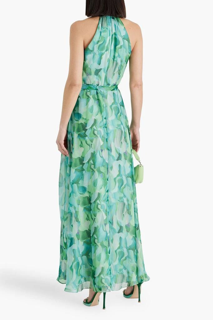 MIKAEL AGHAL Printed chiffon maxi dress 3