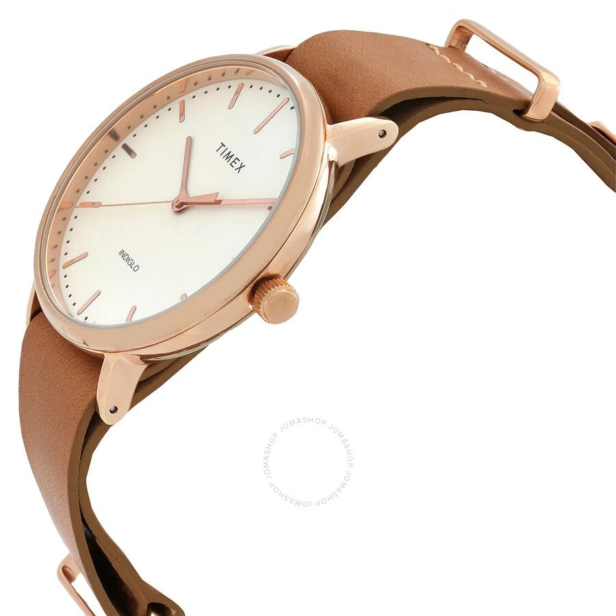 Timex Fairfield Quartz White Dial Unisex Watch Tw2p91200 2