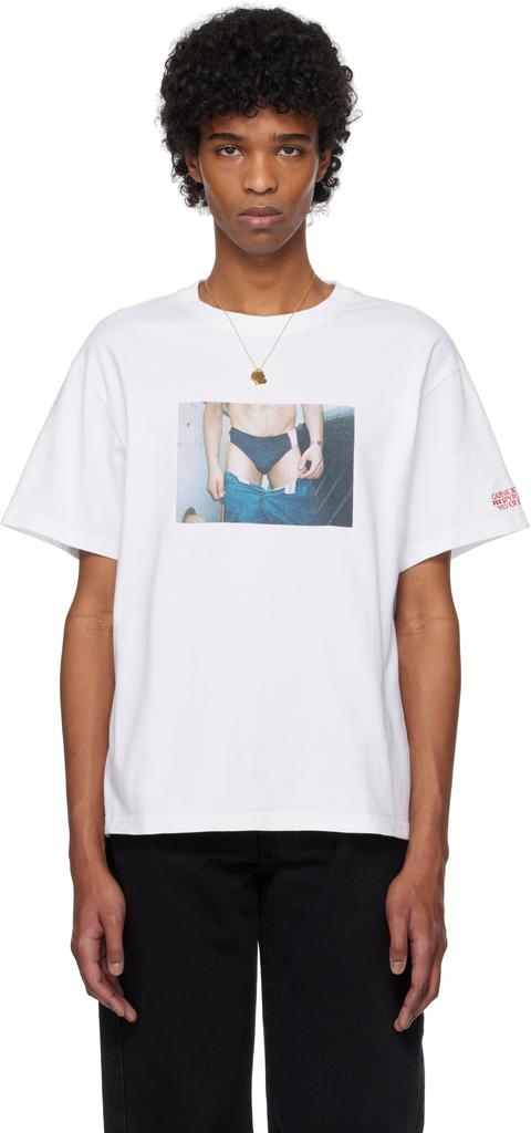 【関税込み】Carne Bollente ホワイト Ex Files Tシャツ White Ex Files T-shirt by Carne Bollente on Sale