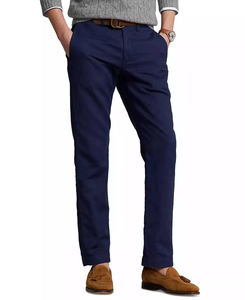 Ralph Lauren Men's Straight-Fit Linen-Blend Pants 1