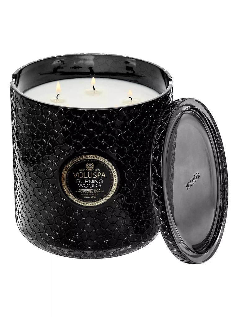 Voluspa Maison Burning Woods 5-Wick Hearth Candle