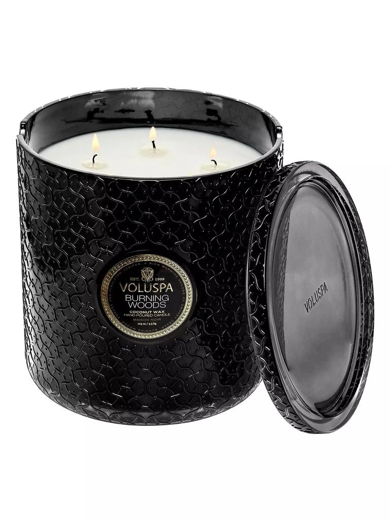 Voluspa Maison Burning Woods 5-Wick Hearth Candle 2