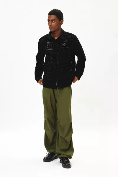 Native Youth Native Youth Merlino Velvet Button-Down Shirt 2