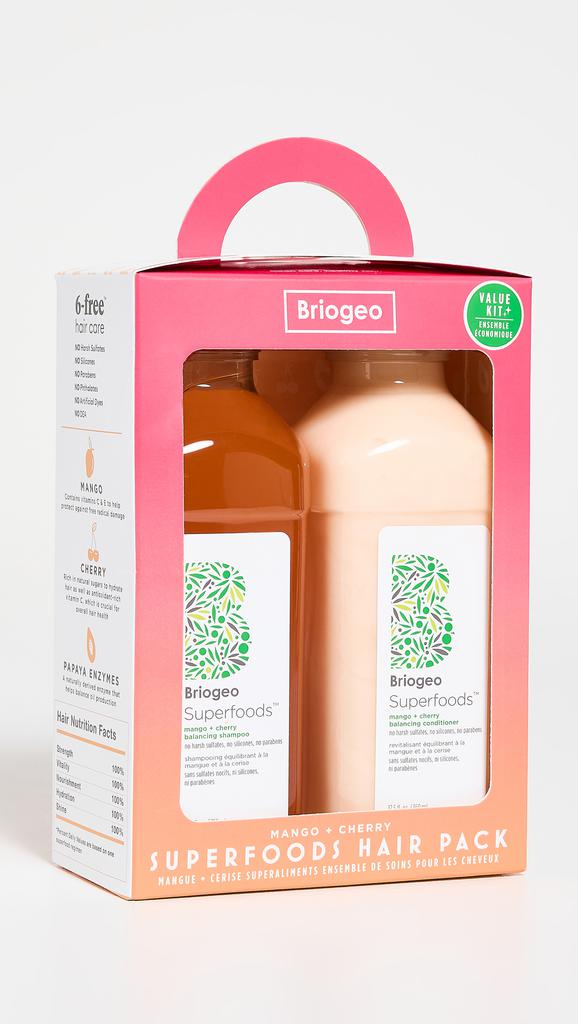 Briogeo Mango Cherry Shampoo and Conditioner Pack