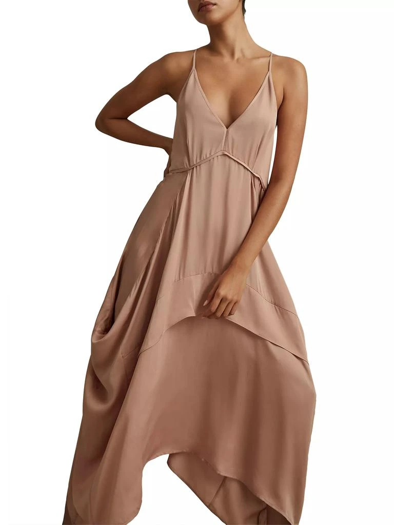REISS Demi Sleeveless Handkerchief Dress 5