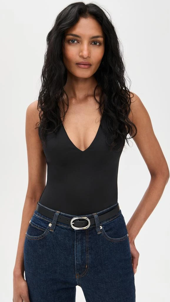 Good American Scuba Deep V Thong Bodysuit