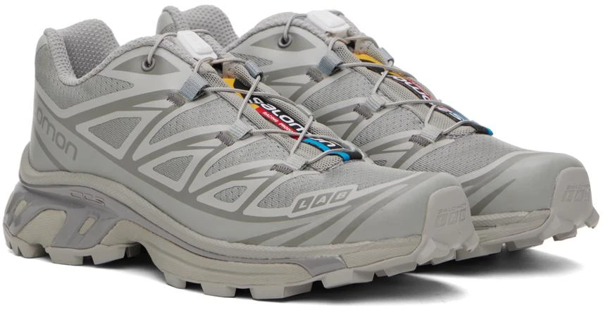 Salomon Gray XT-6 Sneakers 4