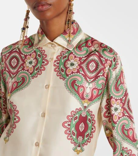 ETRO Printed silk shirt 4