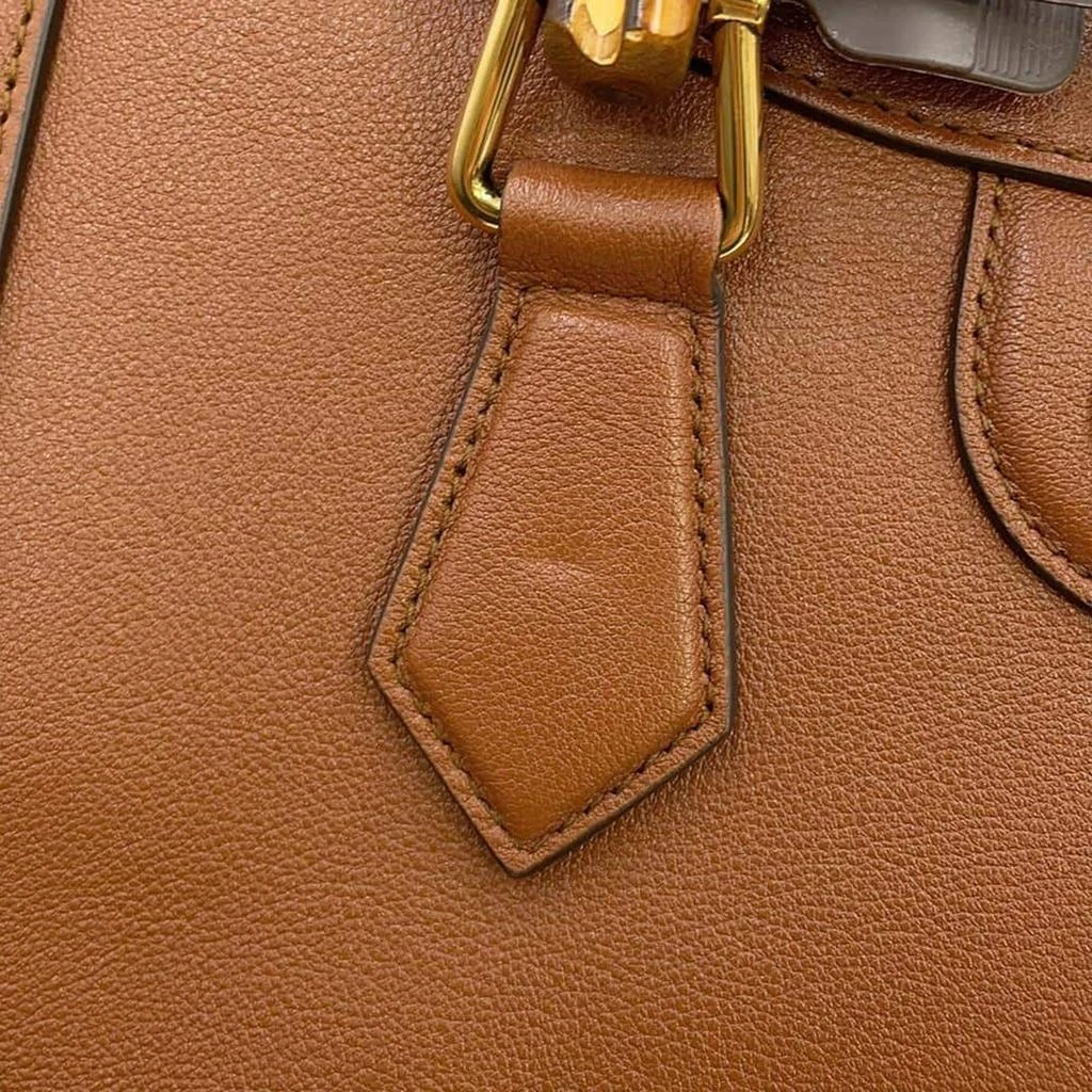 Gucci Gucci Leather Small Diana NM Bamboo Handle Tote Bag 8