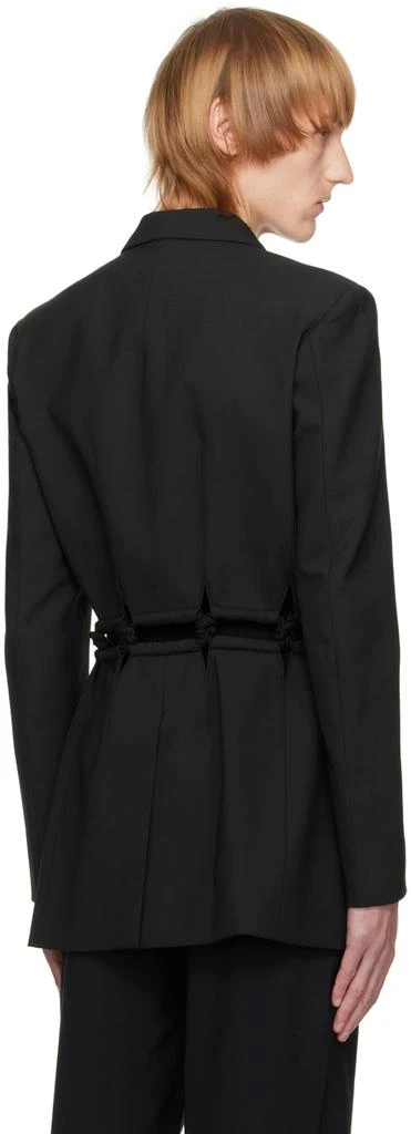 Dion Lee Black Rope Macrame Blazer 3