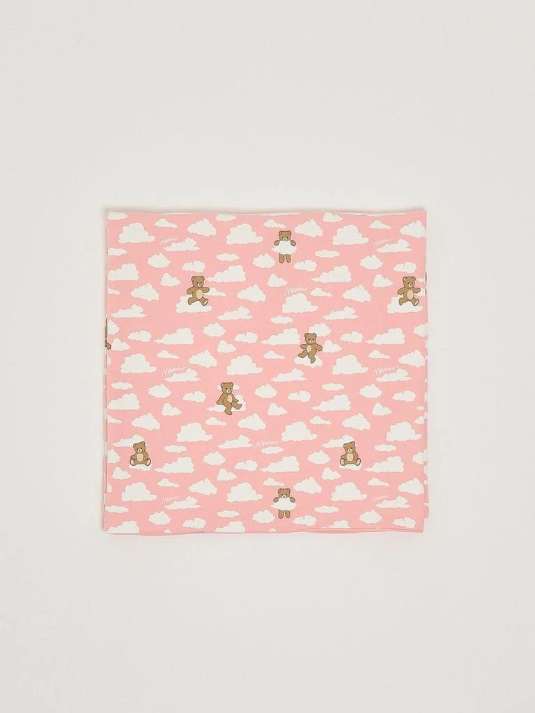Moschino Moschino Kids All-Over Printed Blanket