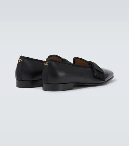Valentino Bowow bow-detail leather loafers 6