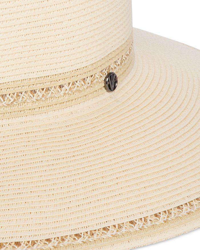 Fraas Woven Trim Wide Brim Sun Hat