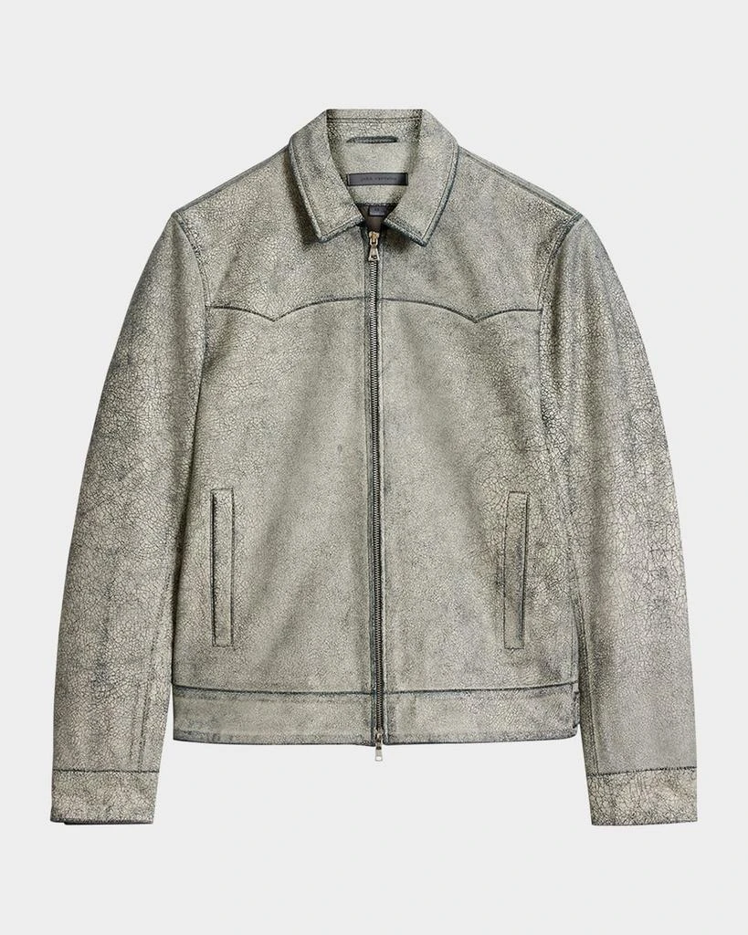 John Varvatos Men's Weldon Western Sheepskin Jacket 1