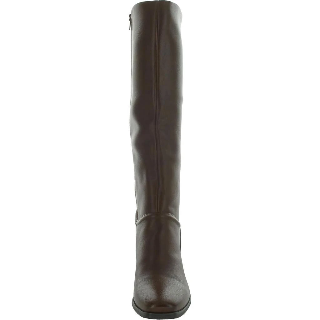 Baretraps Thalia Womens Faux Leather Almond Toe Knee-High Boots 6