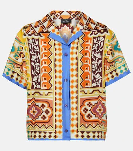 ETRO Printed silk shirt 1