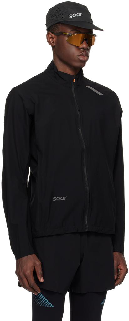 Soar Running Black Ultra Jacket