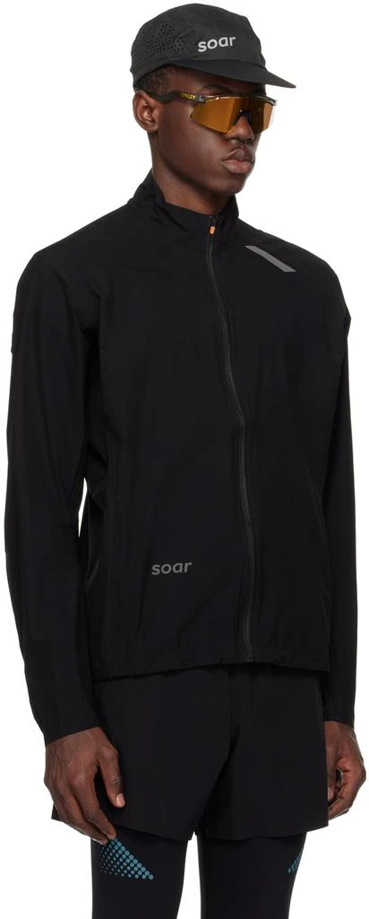 Soar Running Black Ultra Jacket 2