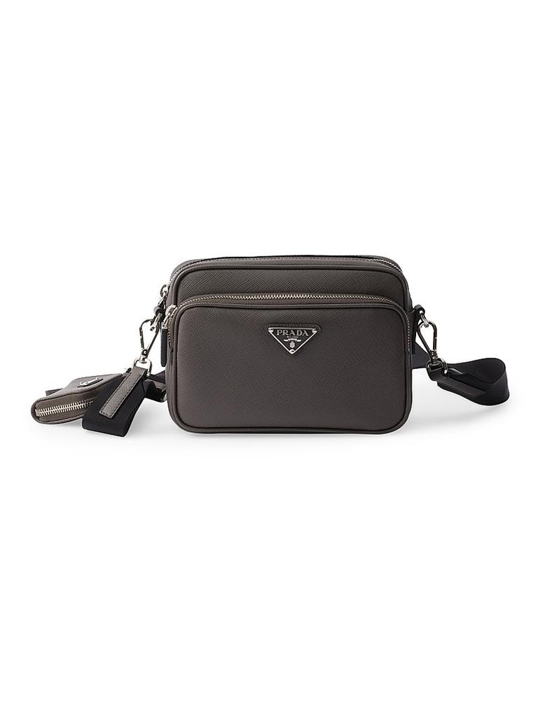 Prada Re-Nylon And Leather Pouch - Shoulder Bags - Free