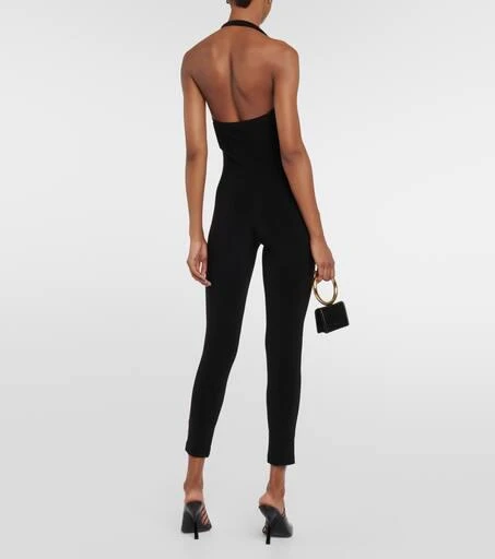 Norma Kamali Cayla velvet catsuit 3