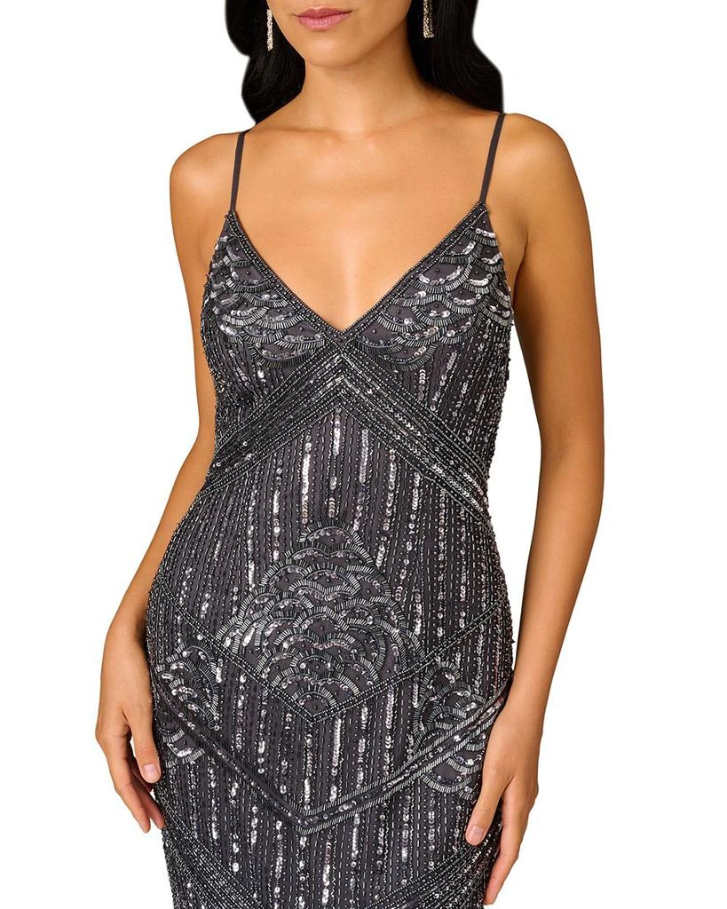 Aidan Mattox Beaded Evening Gown 3