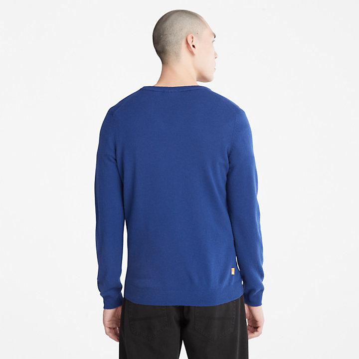 Timberland Cohas Brook V-Neck  Jumper for Men in Blue