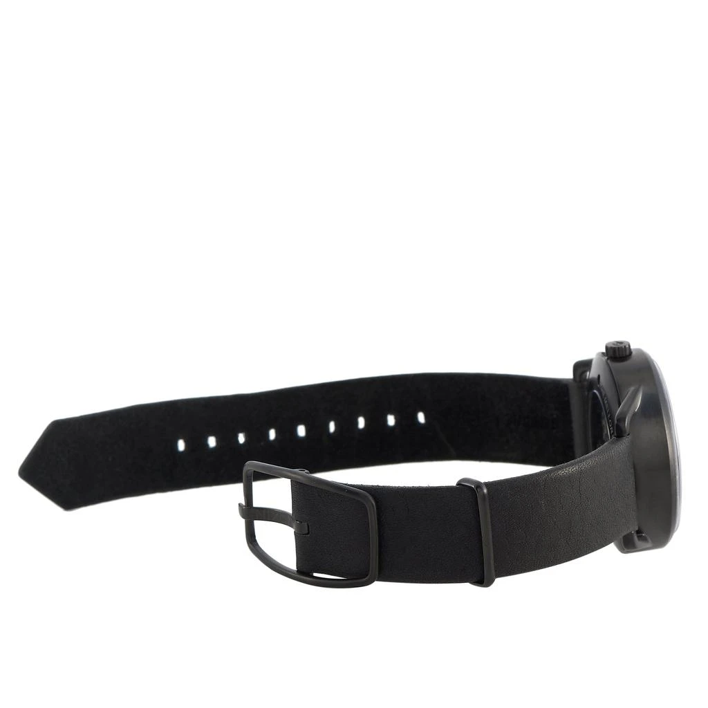 Nixon Mellor Automatic 38 mm All Black Stainless Steel and Leather Watch A199 001 3