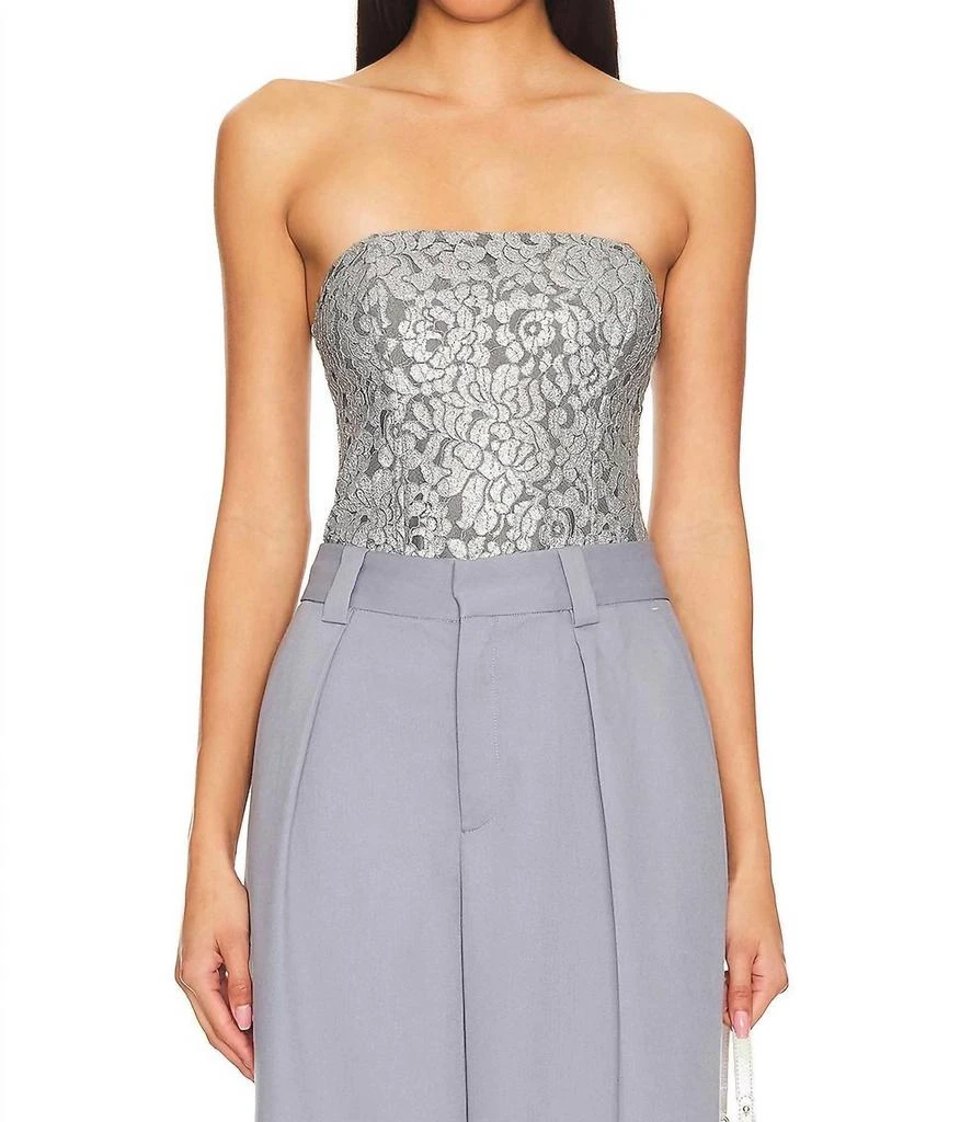CAMI NYC Cami Nyc - Reina Metallic Bodysuit 4