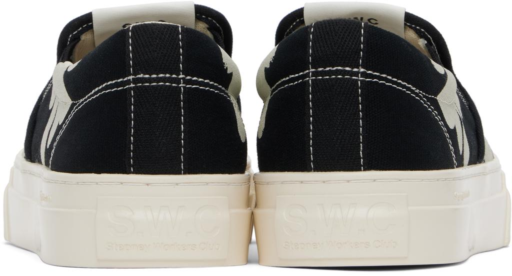 Stepney Workers Club Black & White Lister Cup Shroom Hands Sneakers