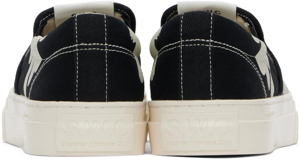 Stepney Workers Club Black & White Lister Cup Shroom Hands Sneakers 2