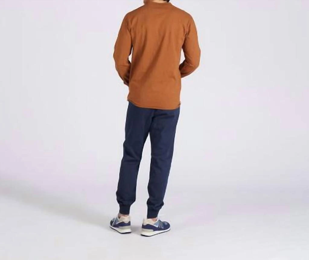 Grayers New Cooper Garment Dyed Pocket Tee In Monks Robe 2