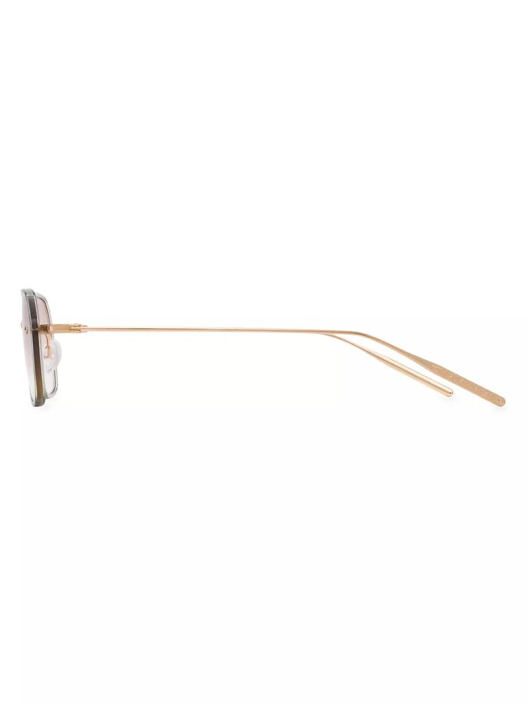 Barton Perreira Rimless Louie 49MM Rectangular Sunglasses 3