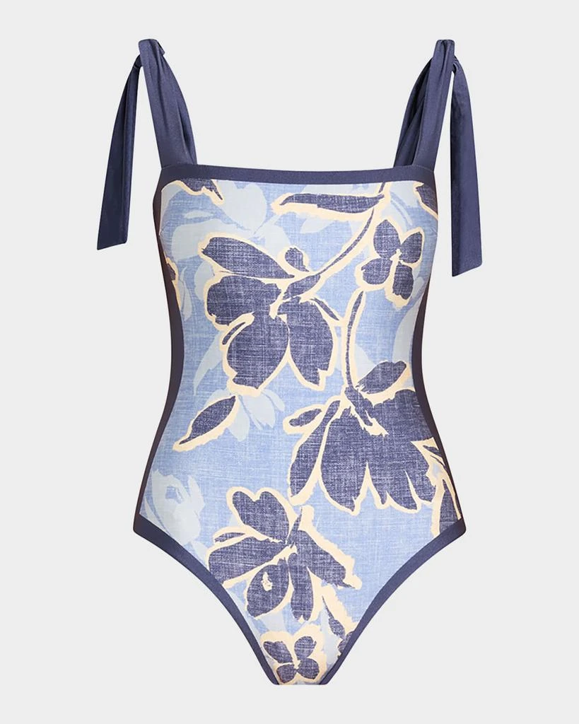 SIMKHAI Bow-Strap One-Piece Swimsuit 1