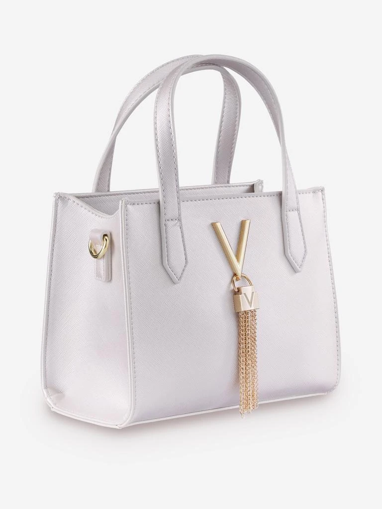 Valentino Valentino Girls Divina Tote Bag in Silver (20cm) 3