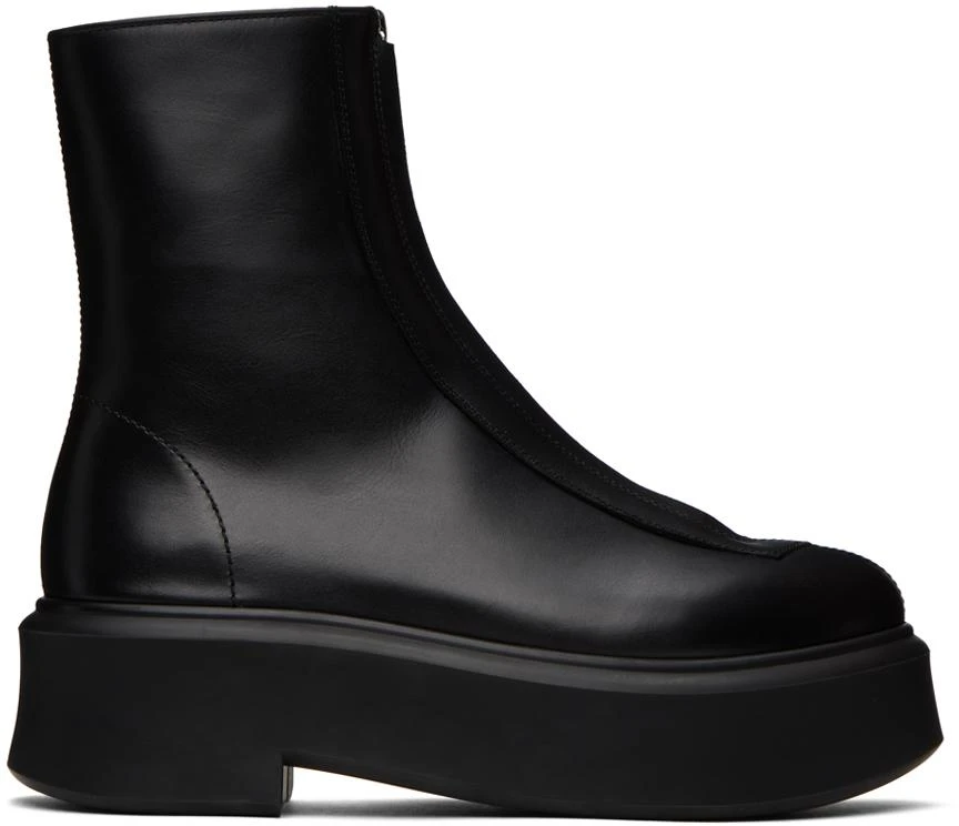 The Row Black Zipped I Boots 1