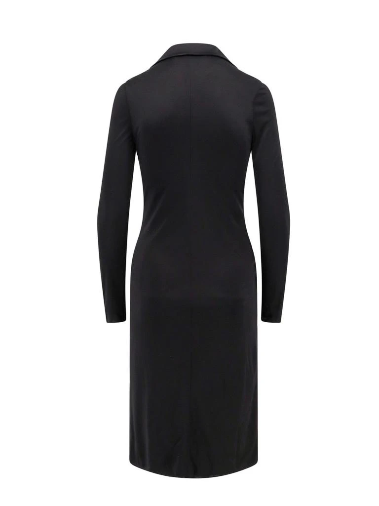 Versace Versace Long-Sleeved V-Neck Dress 2