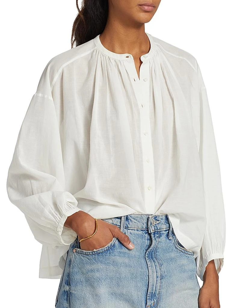 DÔEN Jane Shirred Blouse 6