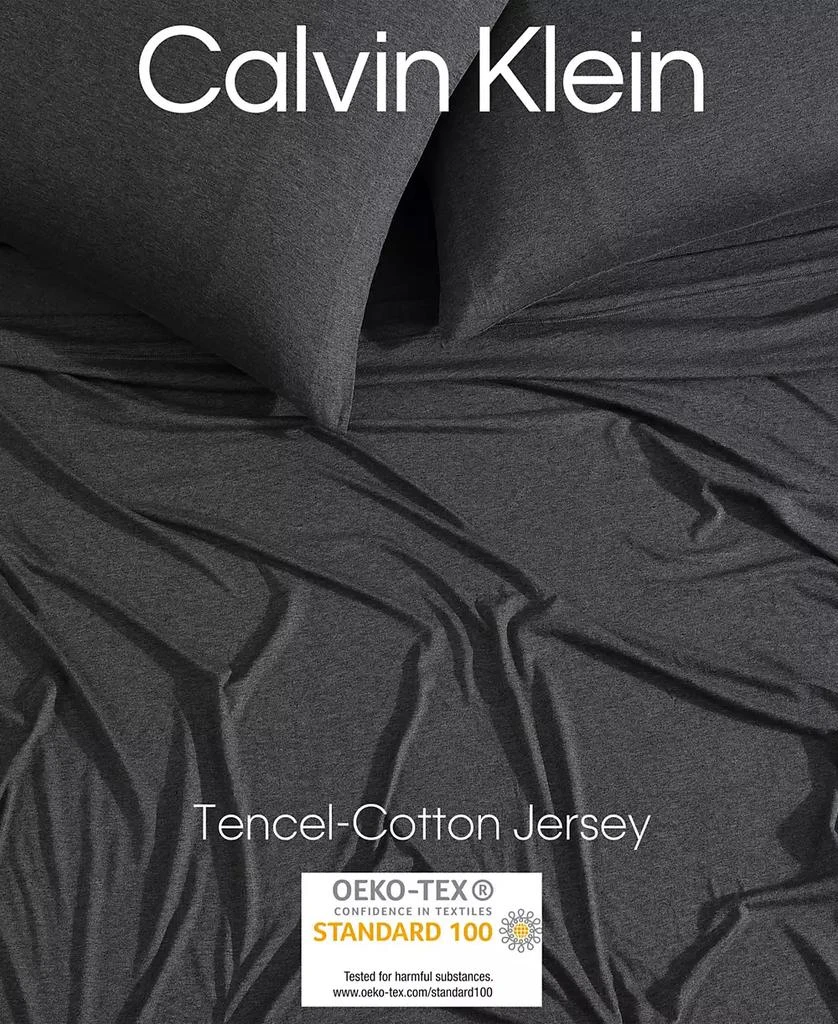 Calvin Klein Melange Tencel Jersey 4-Pc. Sheet Set, Queen 2